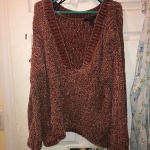 Off shoulder sweater